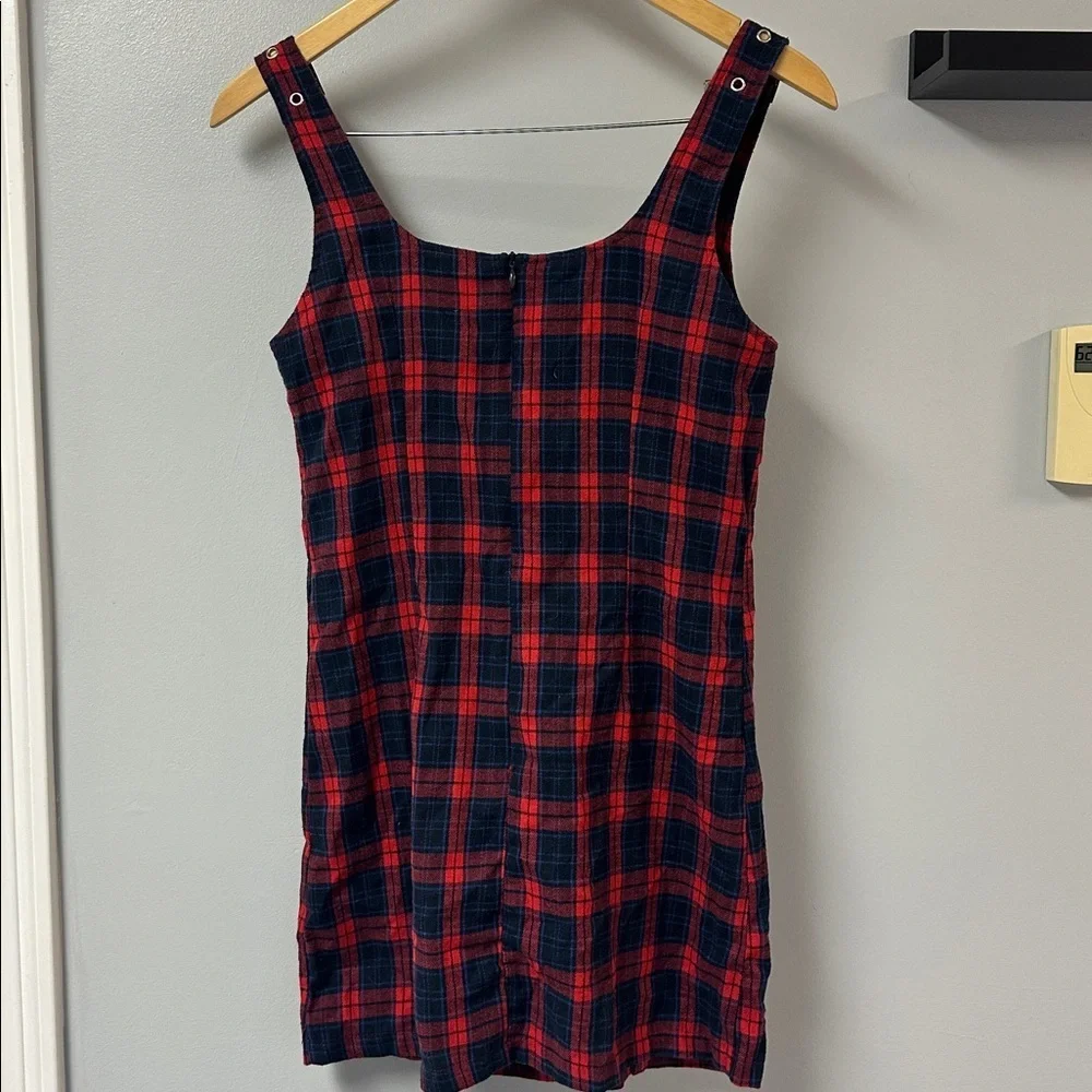 Cider Flannel Mini Dress
